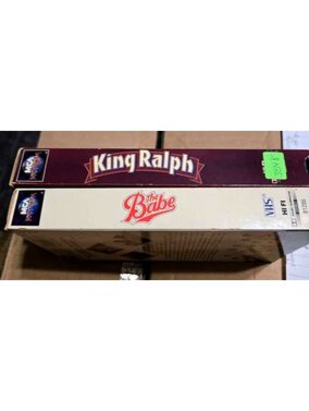 King Ralph and The Babe Two-Movie VHS Lot